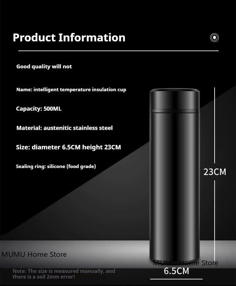 Smart Temperature Display Water Bottle